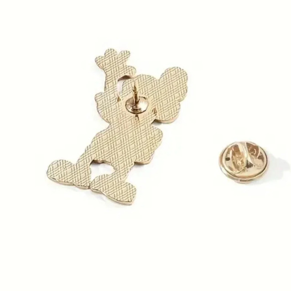 🍁2 for $20 Vintage Mickey Steamboat Willie Black and White Enamel Pin - Picture 4 of 5